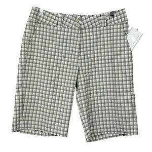 NIKE GOLF Dri-Fit Plaid Shorts Style 359364-244 NWT